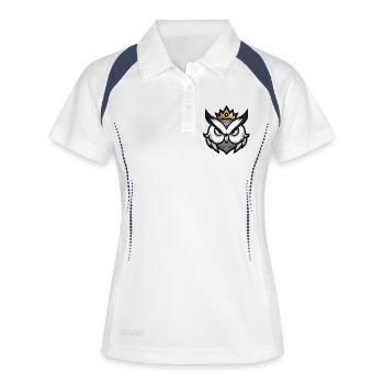 Owl Head Crown - Women's Polo breathable - white/navy - Front
