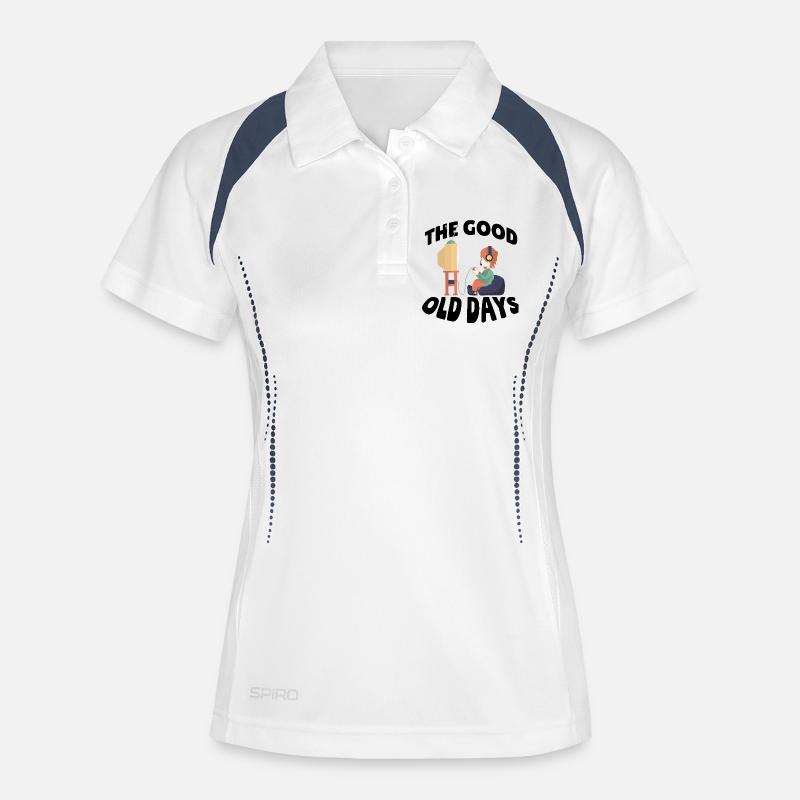 The Good Old Days - Women's Polo breathable - white/navy