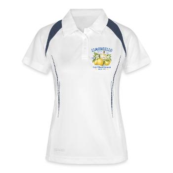 Limoncello Lemon Fruit Label Sorrento - Women's Polo breathable - white/navy - Front