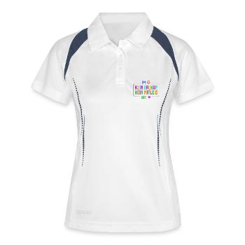 No Backup No Pity IT Consultant Admin - Women's Polo breathable - white/navy - Front