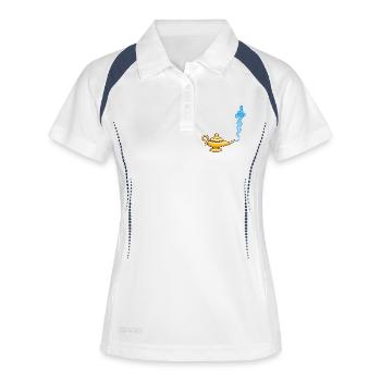 Le génie - Polo respirant Femme - blanc/marine - Devant