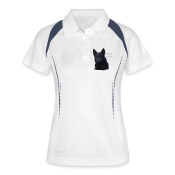 German Shepherd Dog German Shepherd Dog Sport Dogs - Women's Polo breathable - white/navy - Front