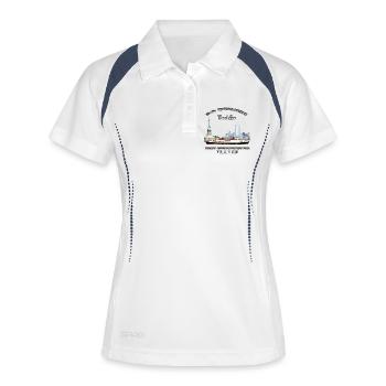 LINER FRANCE NEW YORK Louis RUNEMBERG © Adagp - Women's Polo breathable - white/navy - Front