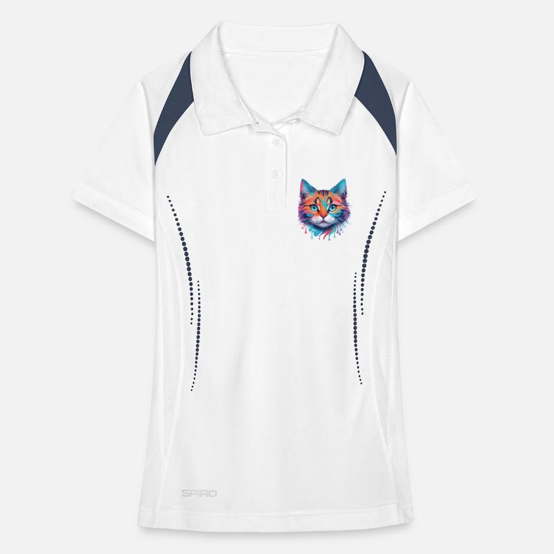 Chat mignon Polo respirant Femme