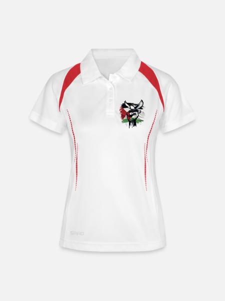 Palestine Dove of Peace Rafah Gaza - Women's Polo breathable - white/navy