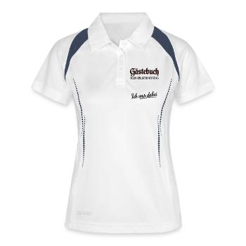 Guestbook 18th Birthday – I Was There Shirt - Women's Polo breathable - white/navy - Front