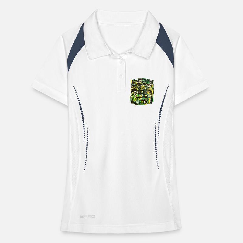 Système de son Dub Reggae Polo respirant Femme