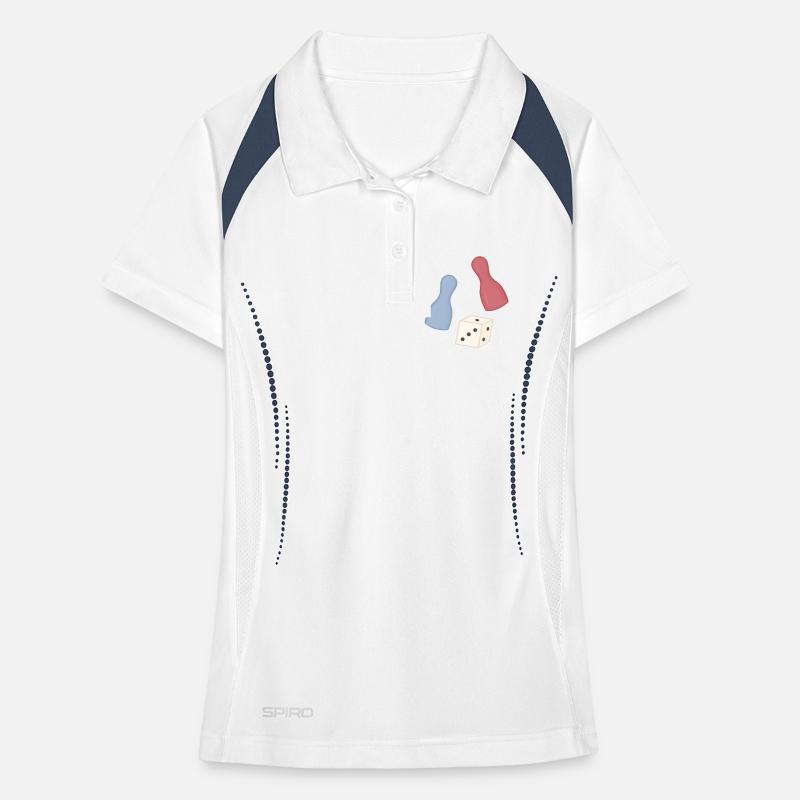 Pastel Cube & Tiller Design Women's Polo breathable