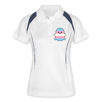 Trans Pride Spirit - Women's Polo breathable - white/navy - Front