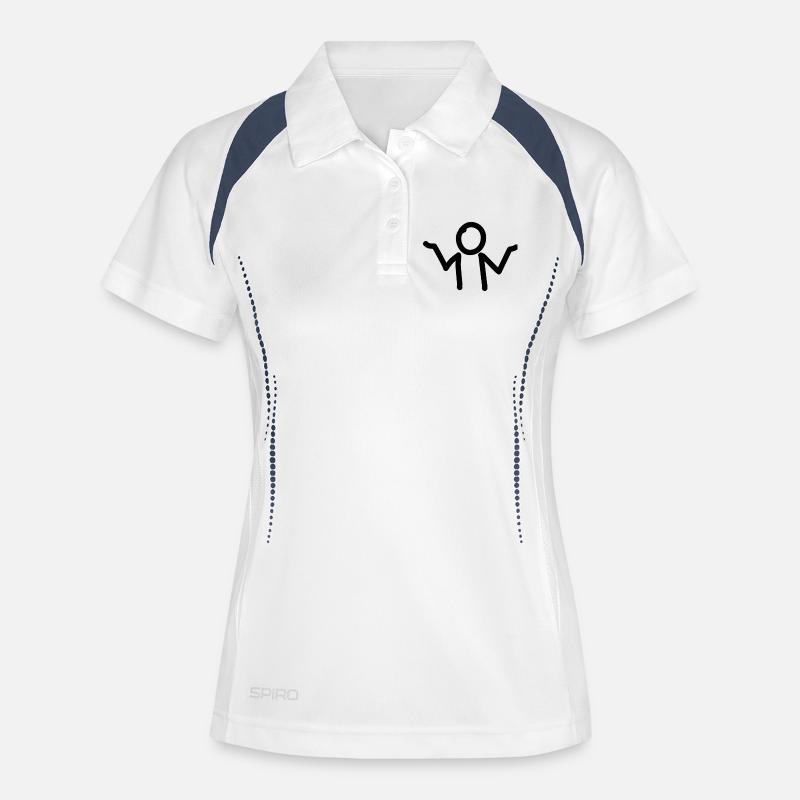 Indecisive - Women's Polo breathable - white/navy