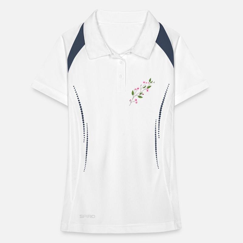 cherry blossom Women's Polo breathable