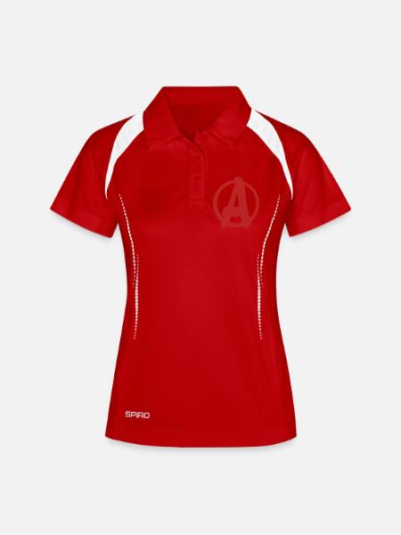 Cool simple A logo - Women's Polo breathable - white/navy