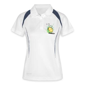 Zitrone Facile Facile Moulette - Polo respirant Femme - blanc/marine - Devant