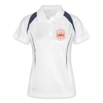 Vous n’êtes pas grand-chose si vous n’êtes pas néerlandais - Polo respirant Femme - blanc/marine - Devant