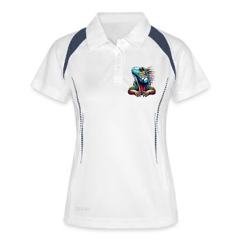 Iguana - Women's Polo breathable - white/navy - Front