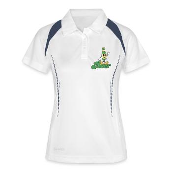 Beer - Women's Polo breathable - white/navy - Front