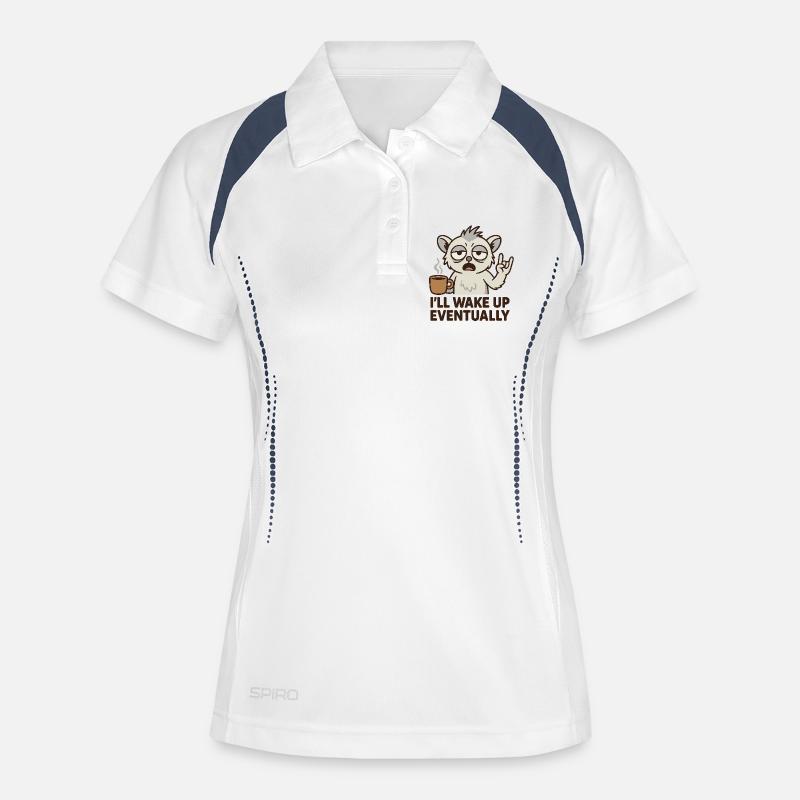 Morning Coffee - Women's Polo breathable - white/navy