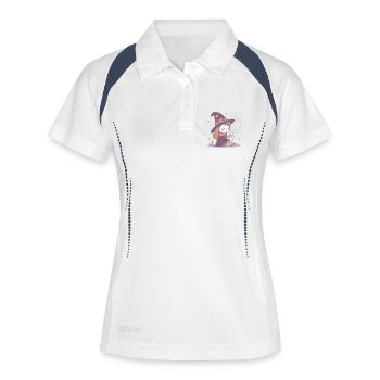 Sweet Pastel Witch - Women's Polo breathable - white/navy - Front