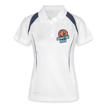Don't be koi - Women's Polo breathable - white/navy - Front