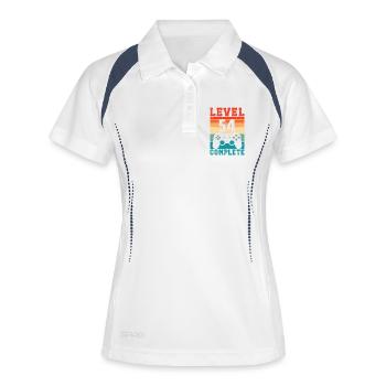 54th Birthday Level 54 Complete 54 Years Gamer - Women's Polo breathable - white/navy - Front