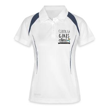 Salty Girls Climb Better - Women's Polo breathable - white/navy - Front