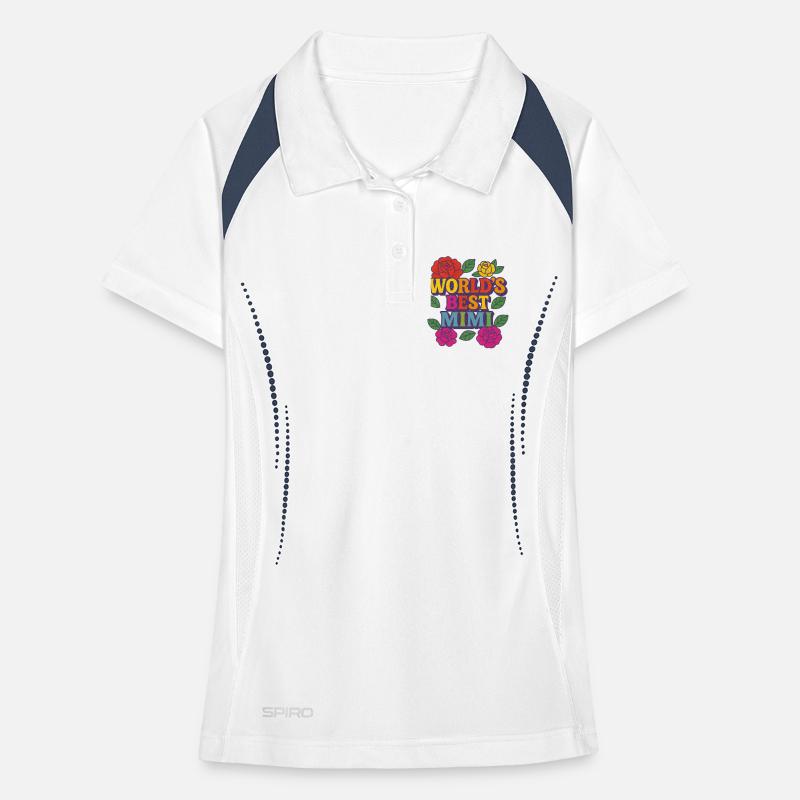 Die beste Mutter der Welt Frauen Polo atmungsaktiv