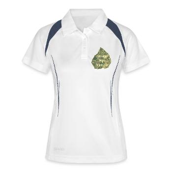 Wild by Nature - Women's Polo breathable - white/navy - Front