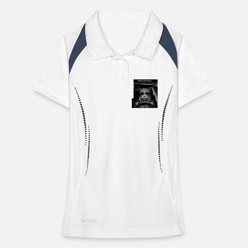 Wild boar speed control Women's Polo breathable