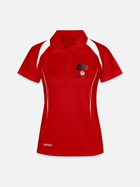 Be Good Fist Logo Retro Vibe - Women's Polo breathable - white/navy