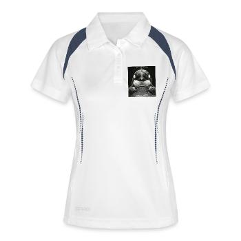Fish Flashed - Women's Polo breathable - white/navy - Front