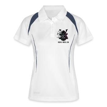 Samurai Rebel - Women's Polo breathable - white/navy - Front