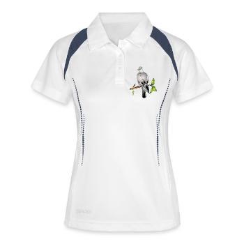 bird - Women's Polo breathable - white/navy - Front