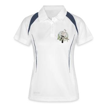 Bird Pigeon - Women's Polo breathable - white/navy - Front