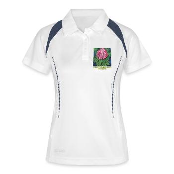 Infiniti Opportunities Flower - Women's Polo breathable - white/navy - Front