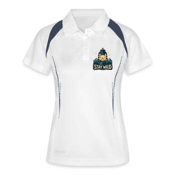 Stay Wild Lantern Forest Nights - Women's Polo breathable - white/navy - Front