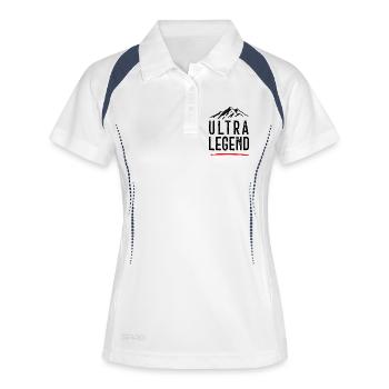Ultra Légende - Polo respirant Femme - blanc/marine - Devant