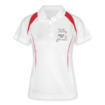 I like you - Women's Polo breathable - white/navy - Front