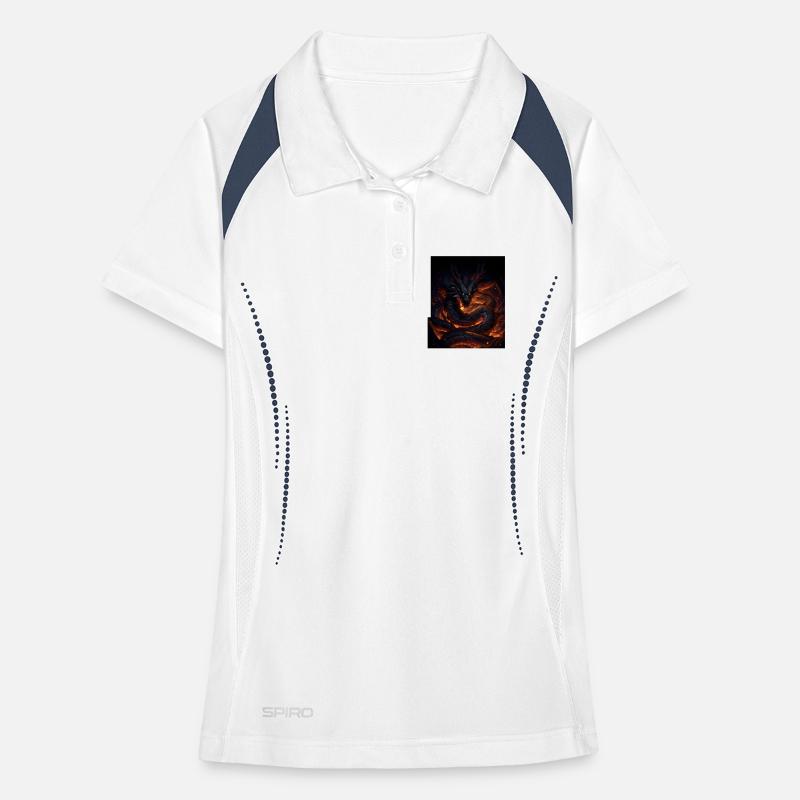 Dragon de lave dans Shadowfire Polo respirant Femme