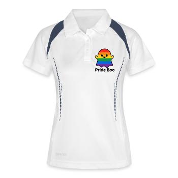 Rainbow Pride Spirit Design - Women's Polo breathable - white/navy - Front