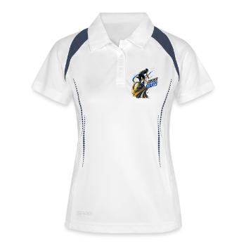 Electric Start Cyclist - Women's Polo breathable - white/navy - Front