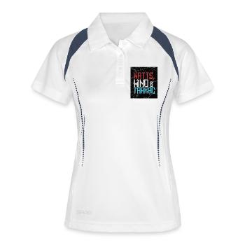 Watts Wind Tarmac - Women's Polo breathable - white/navy - Front