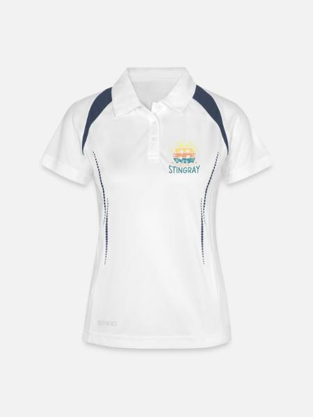 My spirit animal is a stingray - Women's Polo breathable - white/navy
