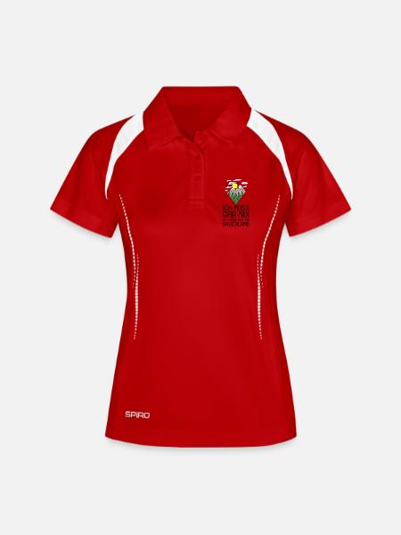 Sauerland - Frauen Polo atmungsaktiv - Weiß/Navy