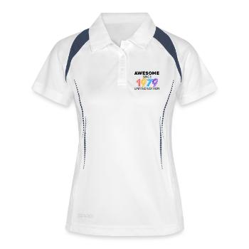Fantastique depuis 1979 - né en 1979 - Polo respirant Femme - blanc/marine - Devant
