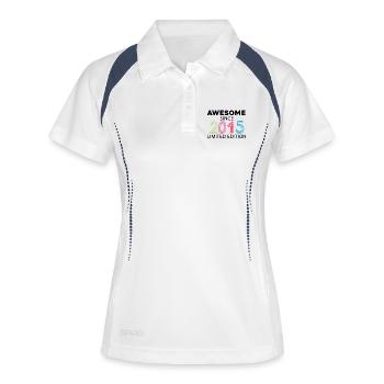 Fantastique depuis 2015 - Millésime 2015 - Polo respirant Femme - blanc/marine - Devant