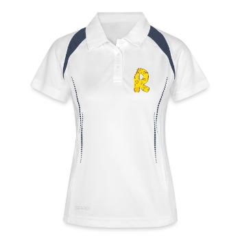 Point R - Polo respirant Femme - blanc/marine - Devant