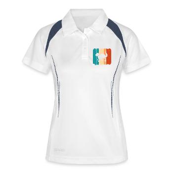 Velociraptor Dino Dinosaurs - Women's Polo breathable - white/navy - Front
