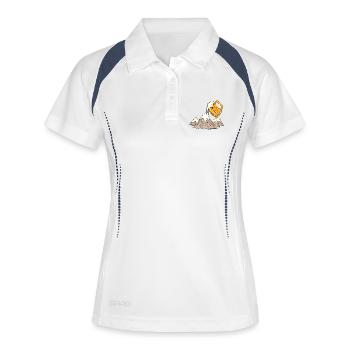 Mountaineering Mountains Mountain Beer - Women's Polo breathable - white/navy - Front