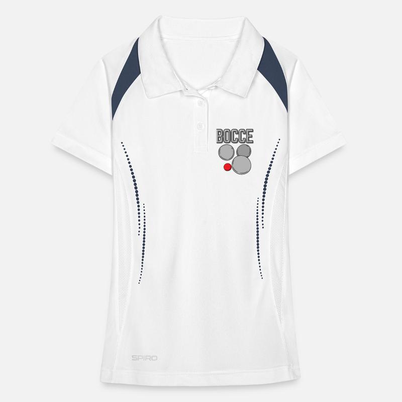 Bocce Spruch Bocce Ball mit Jack Bocci Game Bocce Frauen Polo atmungsaktiv