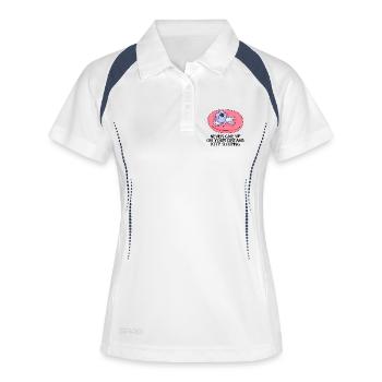 Koala Ours Dormir Fatigué Rêve Dire Drôle - Polo respirant Femme - blanc/marine - Devant